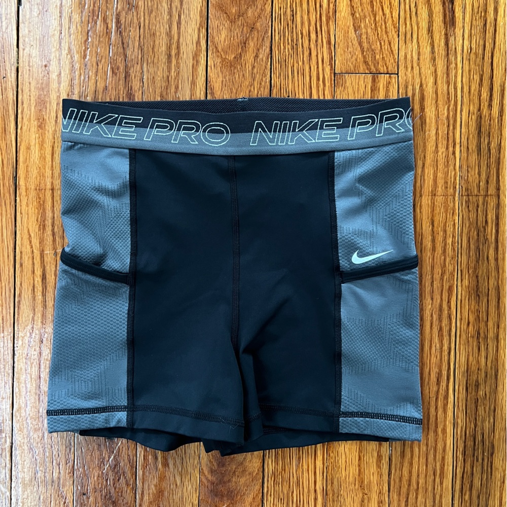 Nike Pro compression shorts with pockets